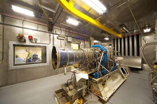 APU auxiliary motor tested in IAC test facility
