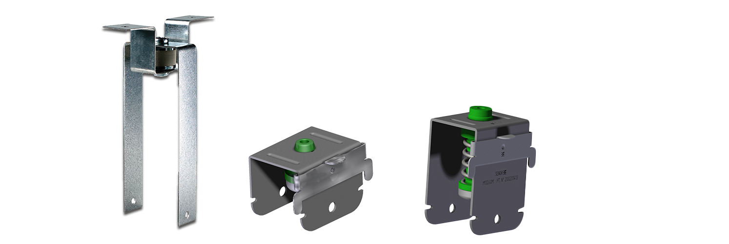 Ceiling mount for sound insulation