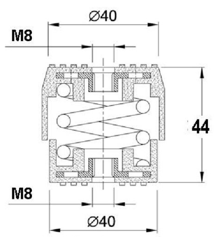 Product diagram FDHL damper