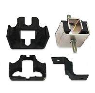 Vibration-isolating Double U-bearing