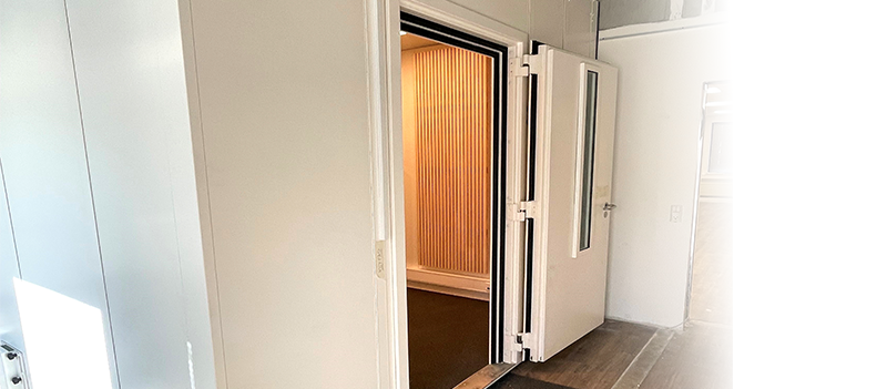 Acoustic Door in Audio Engineering Lab