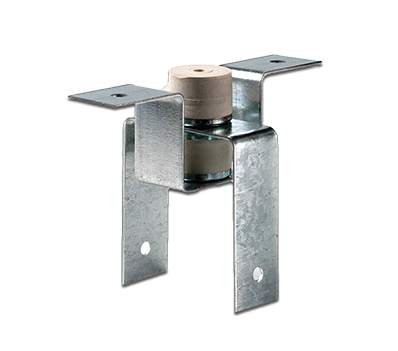 VB Wall Mounting Bracket isolation from airborne noise