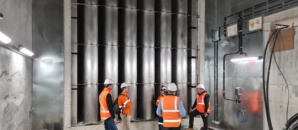 An example of Ventilation silencers - Duct silencers in the form of baffles