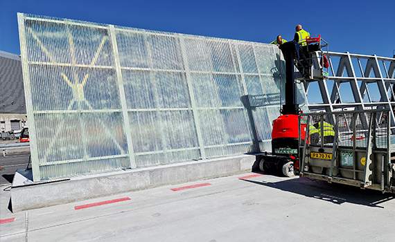 Radar-invisible Blast Wall for CPH Airport