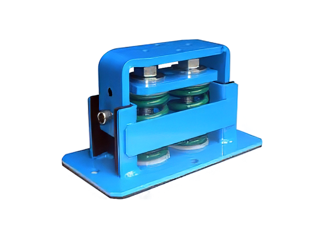 Spring damper Seismic FDSU2 with height adjustment beneath the top plate