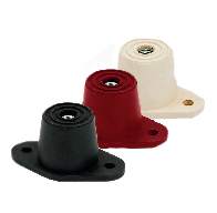 Cone vibration turret mount SD4343 in black, red and white