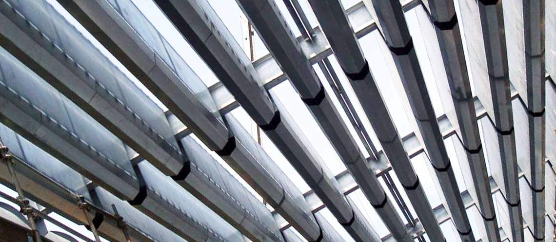 An example of Ventilation silencers - Duct silencers in the form of baffles
