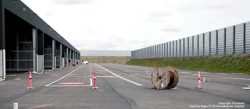 Noise Barrier Panels at the F-35 Campus in Skrydstrup