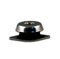 Secured damper CMA for damping equipment with high amplitude vibrations