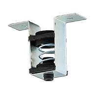 Spring mounts for vibration isolation of suspended machinery or installations