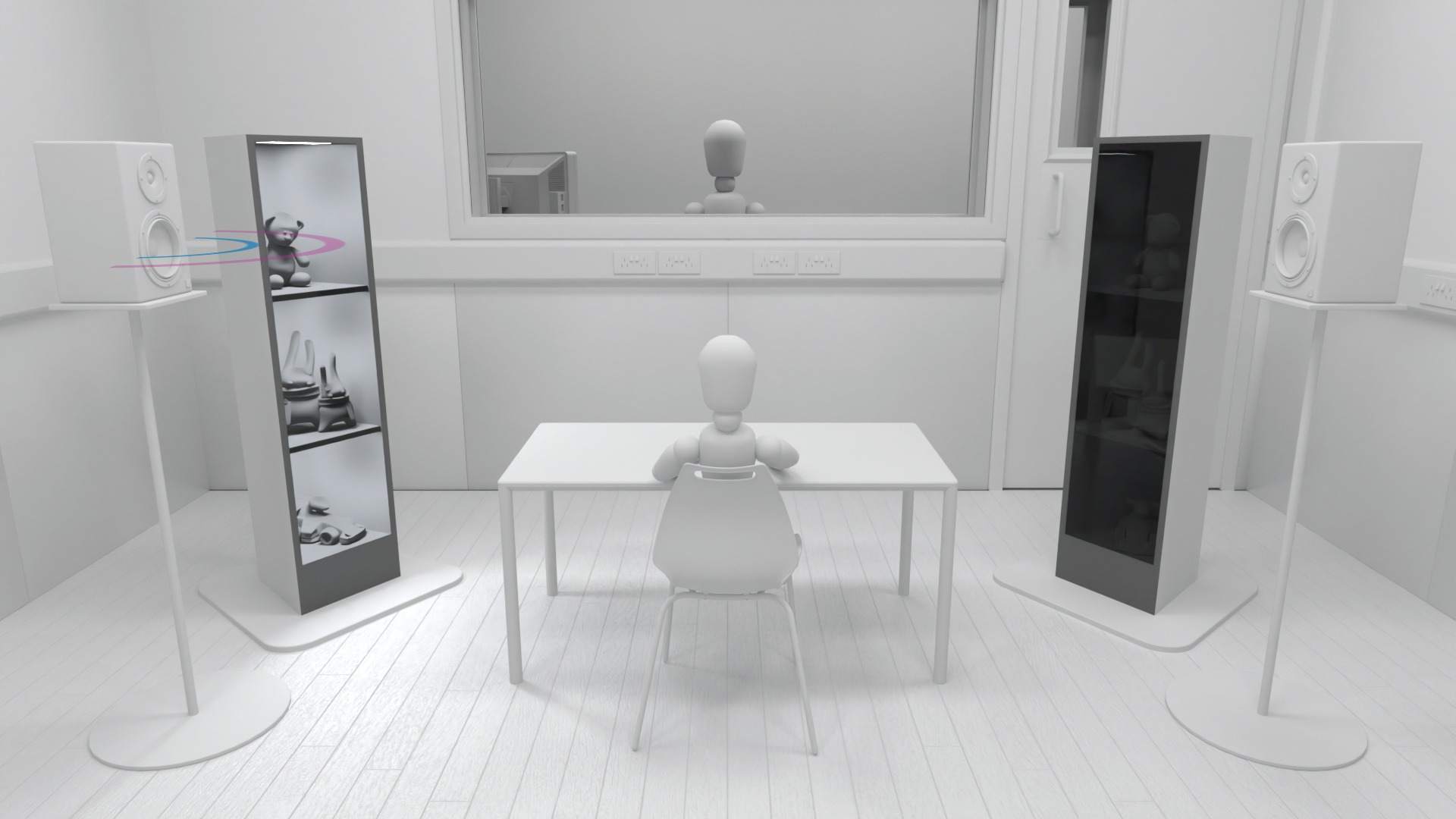 Animation with remodeling and construction of adapted audiometry rooms