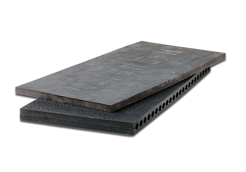 Rubber sheeting for vibration isolation of larger, heavy machine set-ups