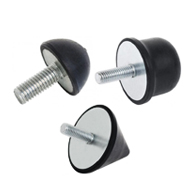 Rubber buffers half circle and cone shape