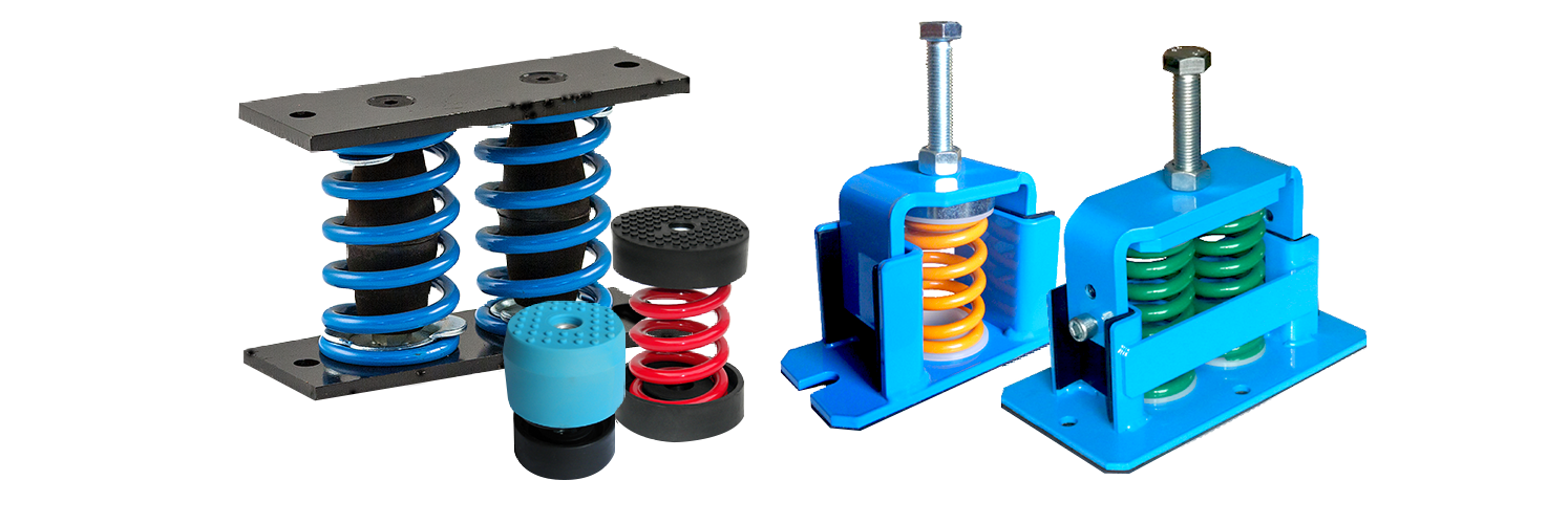 Spring Mounts in housings, with foot plate, stainless and earthquake-proof mounts