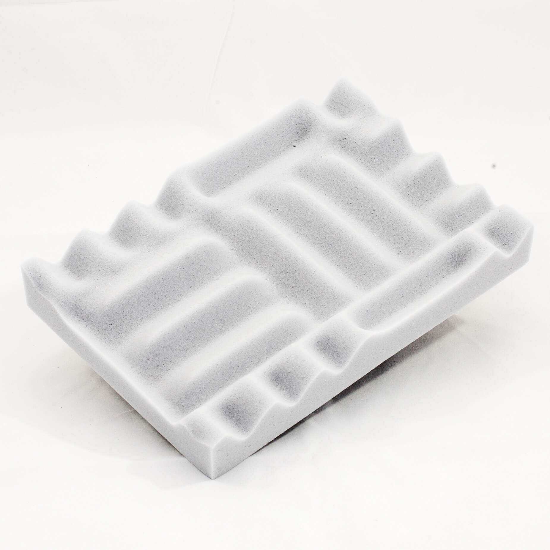 Environmentally friendly sound absorber, Labyrint, with good sound absorbing properties