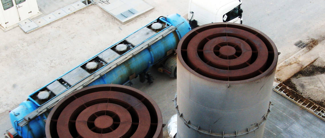 silencer, cylinder-shaped seen from above